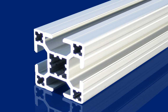 4mm T Schlitz-Aluminiumverdrängung profiliert Silber für Raten-Fenster, Tür