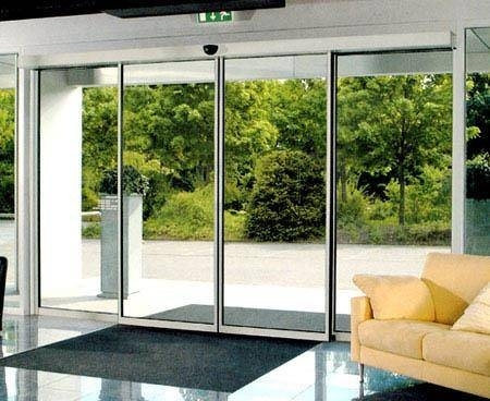 Dauerhafte elektronische automatische Glastür-Aluminiumrahmen mit Mikrowellen-Radar
