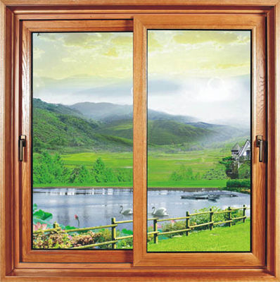 Küchen-Haushalts-gleitendes Schiebefenster-Pulver-Beschichtung/reflektierendes doppeltes Schieber-Glasfenster
