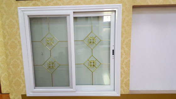 Wohnzimmer milderte Glasgleitenden thermischen Aluminiumbruch Windows mit Jalousie