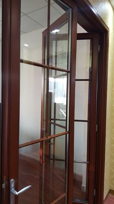 Doppelverglaster schalldichter Aluminiumbifold Tür-Balkon-Glasinnenraum